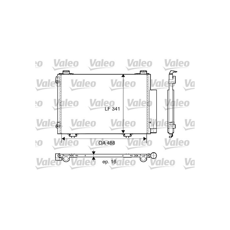 VALEO 817674 Skraplacz klimatyzacji