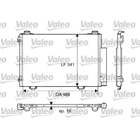 VALEO 817674 Condensador de aire acondicionado
