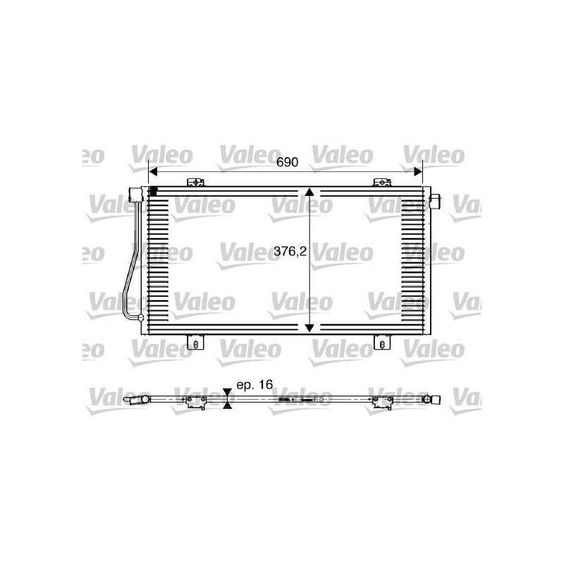 VALEO 817742 Condensador de aire acondicionado