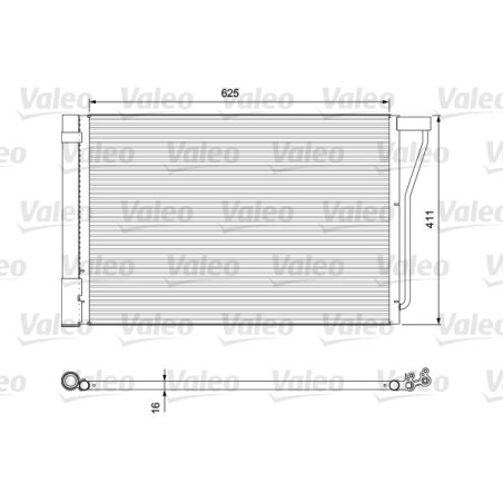 VALEO 814388 Condensador de aire acondicionado
