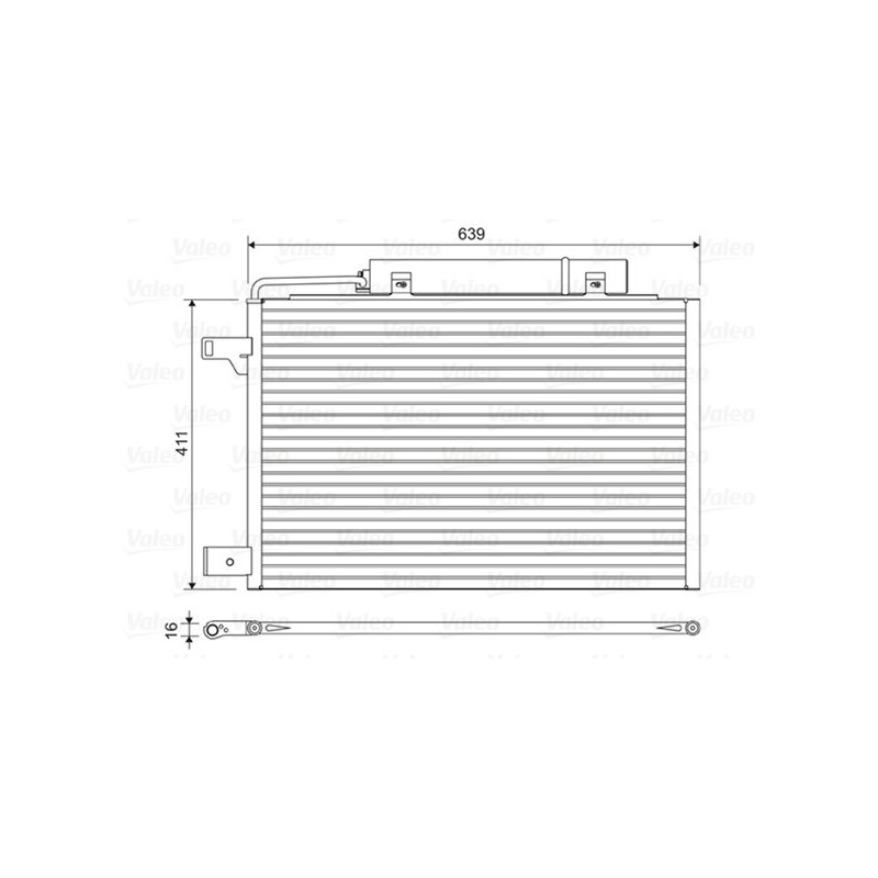 VALEO 814376 Skraplacz klimatyzacji