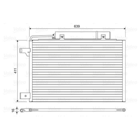 VALEO 814376 Skraplacz klimatyzacji