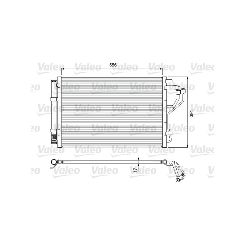 VALEO 814394 Skraplacz klimatyzacji