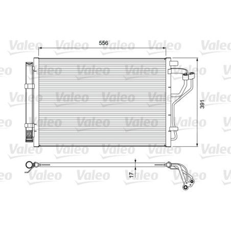 VALEO 814394 Condensador de aire acondicionado
