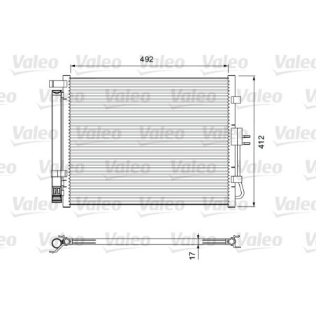VALEO 814402 Condensador de aire acondicionado