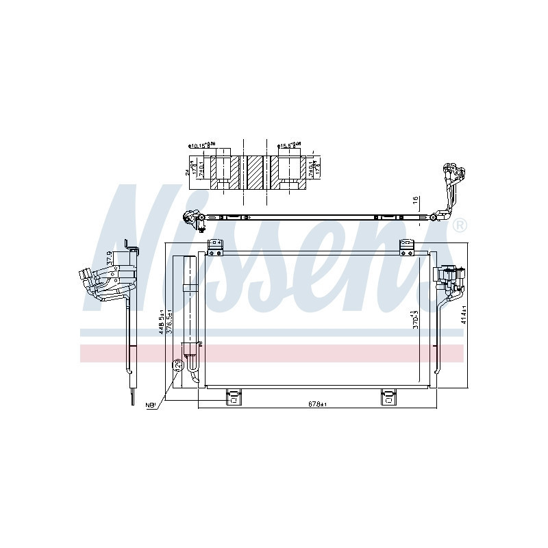 NISSENS 940775 Condenseur de climatisation