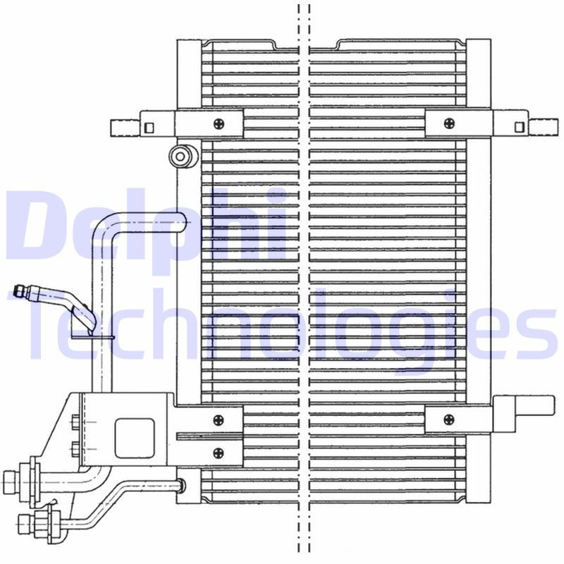 DELPHI TSP0225011 Skraplacz klimatyzacji