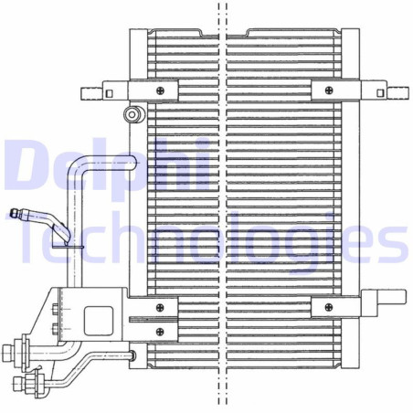 DELPHI TSP0225011 Skraplacz klimatyzacji