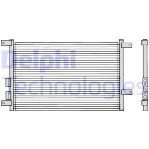 DELPHI TSP0225108 Air conditioning condenser