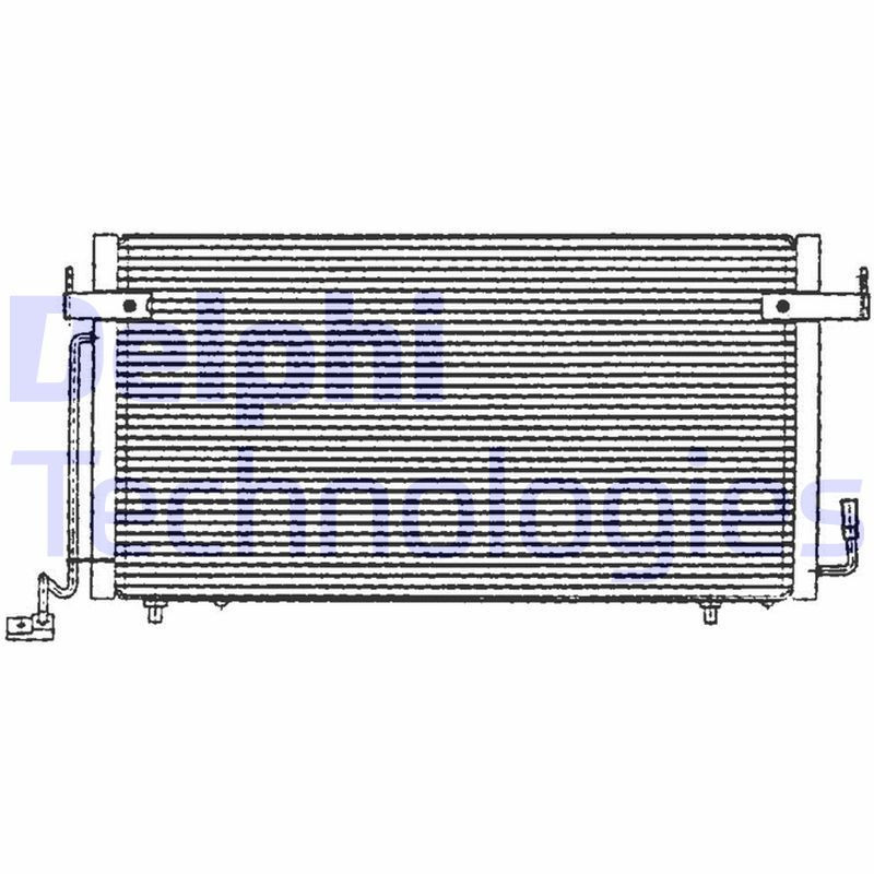 DELPHI TSP0225117 Skraplacz klimatyzacji