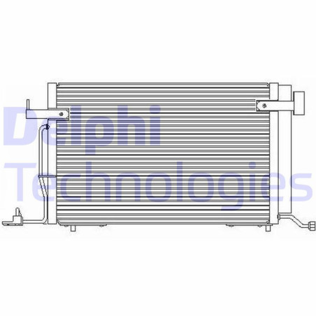 DELPHI TSP0225176 Skraplacz klimatyzacji