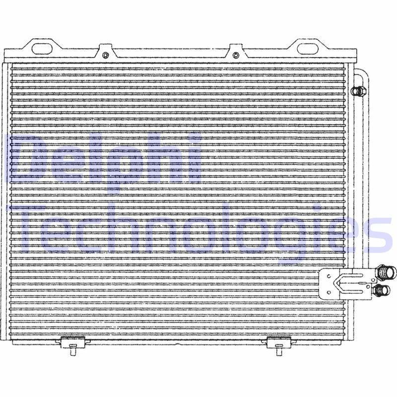 DELPHI TSP0225194 Skraplacz klimatyzacji