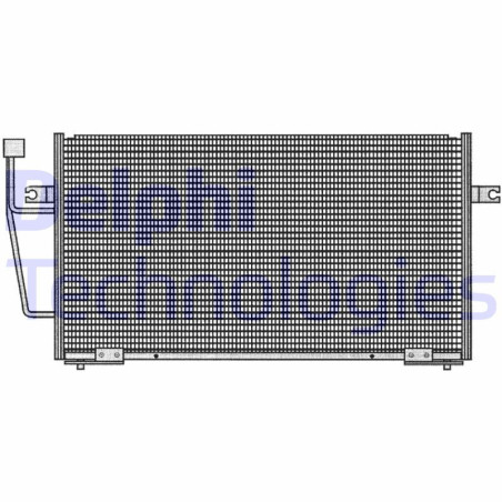DELPHI TSP0225204 Skraplacz klimatyzacji