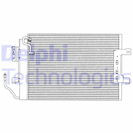 DELPHI TSP0225210 Skraplacz klimatyzacji