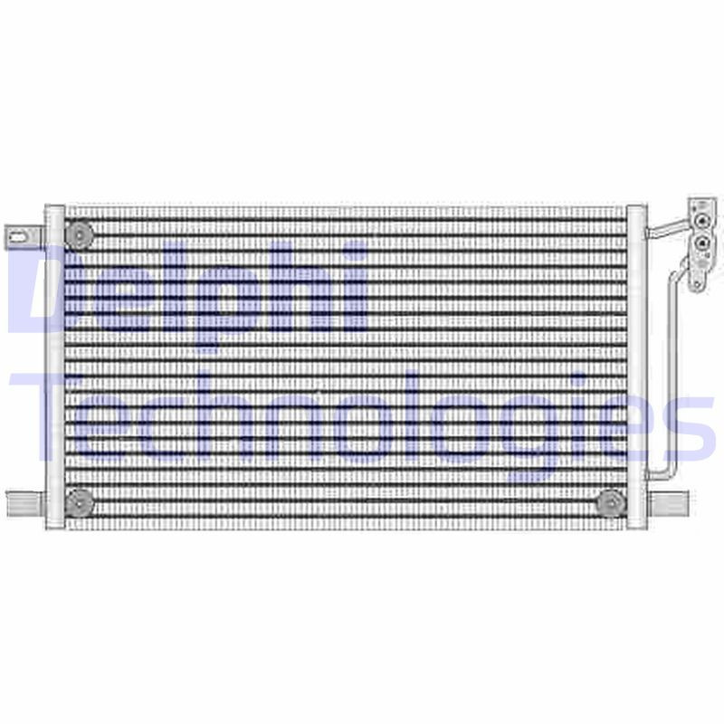DELPHI TSP0225236 Skraplacz klimatyzacji