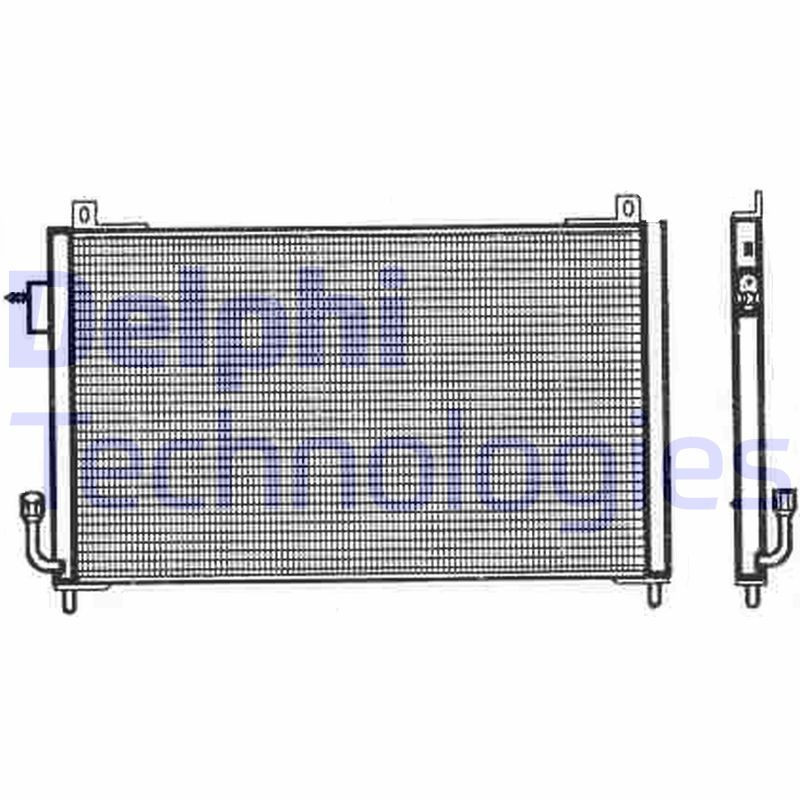 DELPHI TSP0225357 Skraplacz klimatyzacji