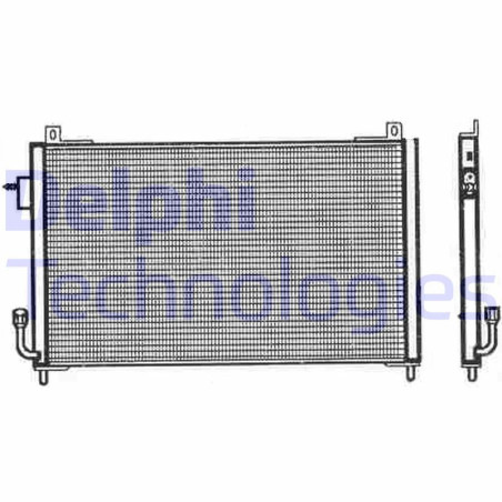 DELPHI TSP0225357 Skraplacz klimatyzacji