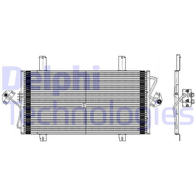 DELPHI TSP0225535 Skraplacz klimatyzacji