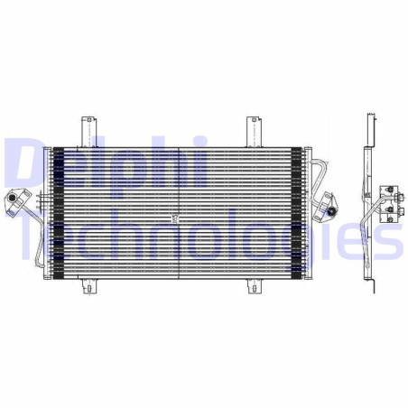 DELPHI TSP0225535 Skraplacz klimatyzacji