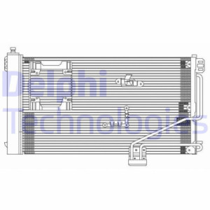 DELPHI TSP0225610 Condensador de aire acondicionado
