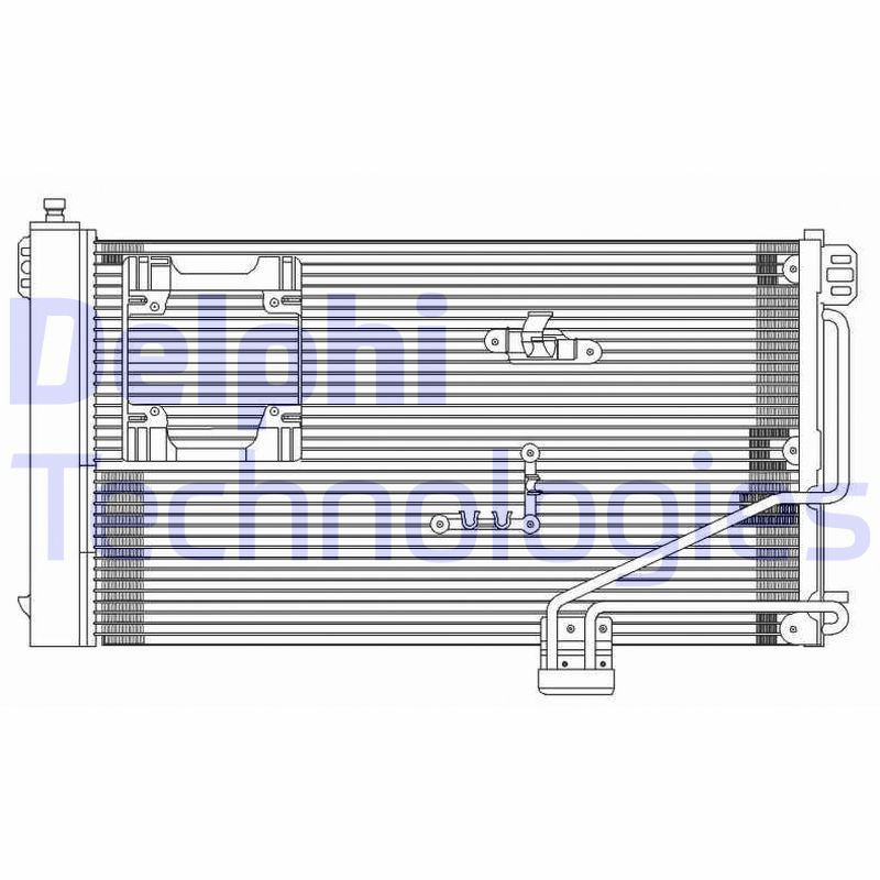 DELPHI TSP0225610 Condensador de aire acondicionado