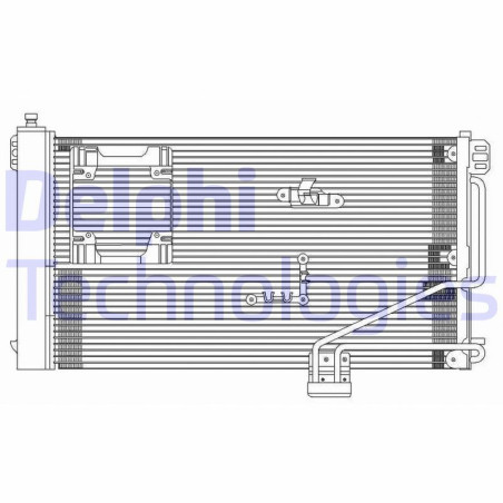 DELPHI TSP0225610 Condensador de aire acondicionado