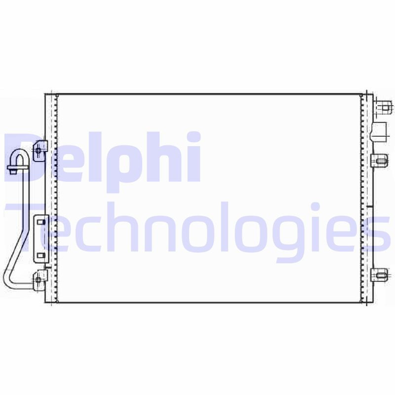 DELPHI TSP0225635 Skraplacz klimatyzacji
