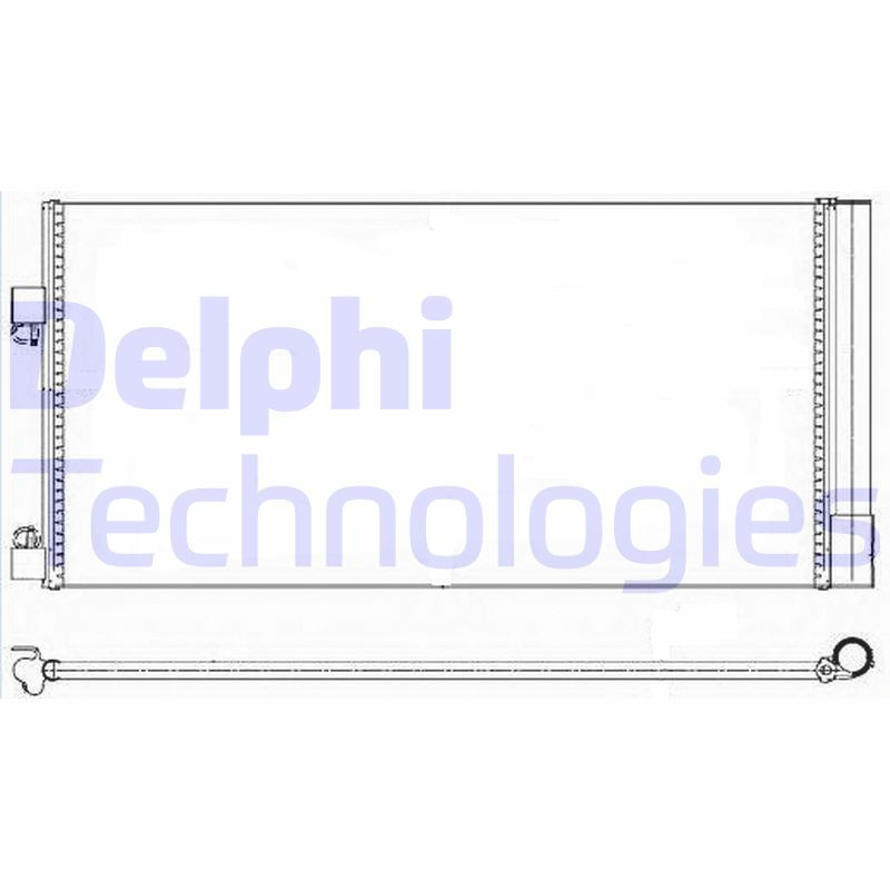DELPHI TSP0225638 Skraplacz klimatyzacji