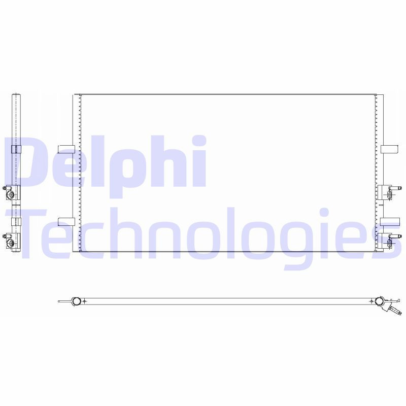 DELPHI TSP0225640 Condensador de aire acondicionado