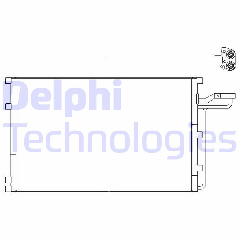 DELPHI TSP0225659 Skraplacz klimatyzacji