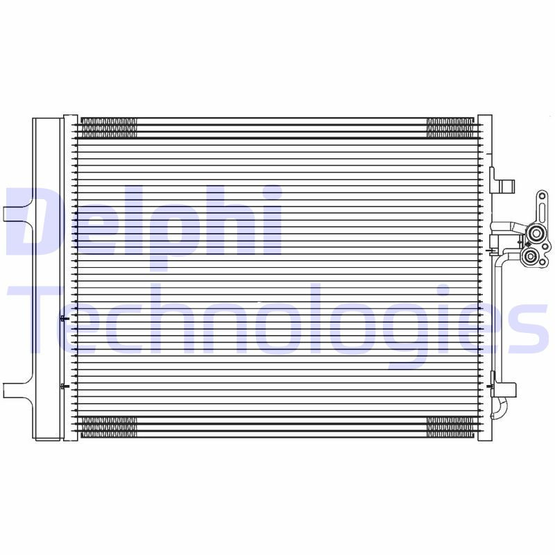 DELPHI TSP0225689 Skraplacz klimatyzacji