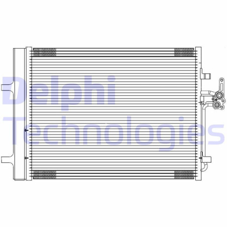 DELPHI TSP0225689 Condensador de aire acondicionado