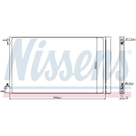 NISSENS 940124 Condensador de aire acondicionado