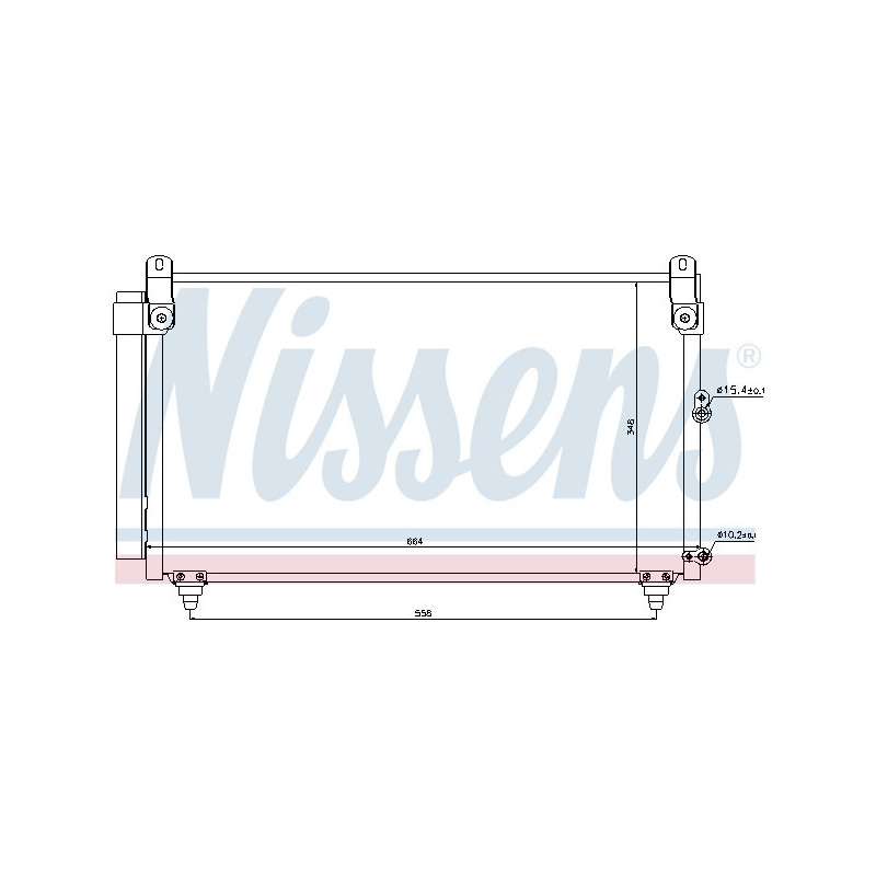 NISSENS 940191 Condensador de aire acondicionado