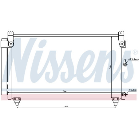 NISSENS 940191 Skraplacz klimatyzacji