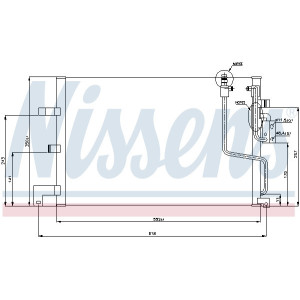 NISSENS 94259 Klimakondensator