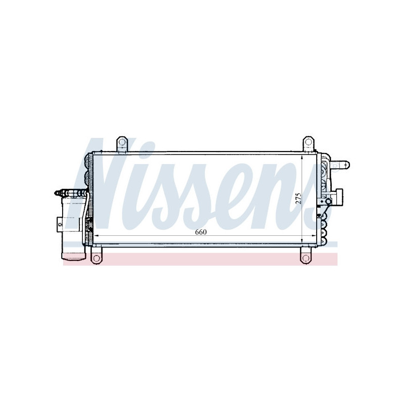 NISSENS 94280 Condensador de aire acondicionado