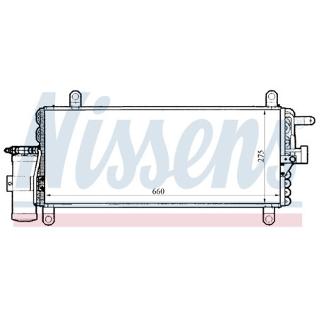 NISSENS 94280 Condensador de aire acondicionado