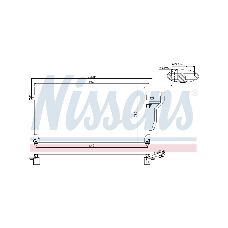 NISSENS 94356 Klimakondensator