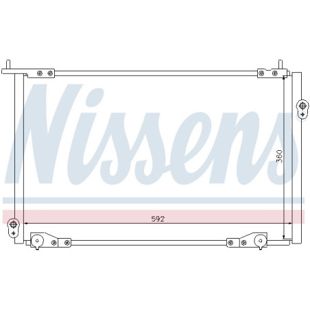 NISSENS 94736 Skraplacz klimatyzacji