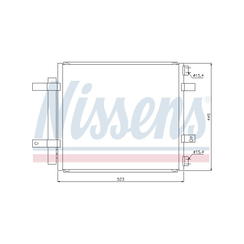 NISSENS 94866 Skraplacz klimatyzacji
