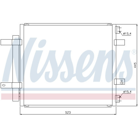 NISSENS 94866 Condensador de aire acondicionado