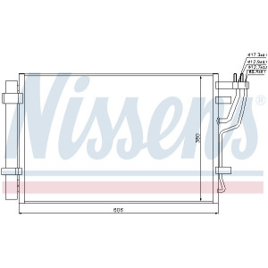 NISSENS 94981 Condensatore climatizzatore