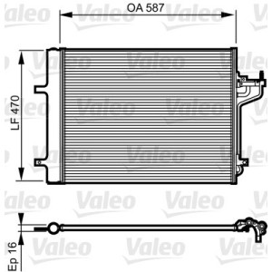 VALEO 814197 Condensador de aire acondicionado