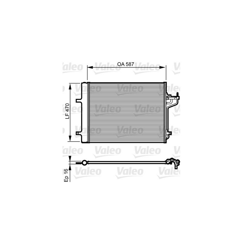 VALEO 814197 Skraplacz klimatyzacji
