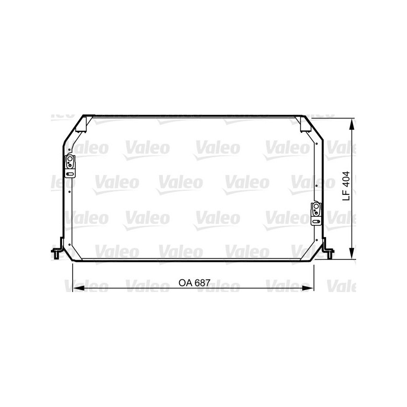 VALEO 814282 Skraplacz klimatyzacji