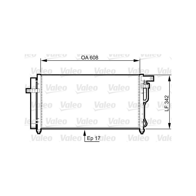 VALEO 814350 Condenseur de climatisation