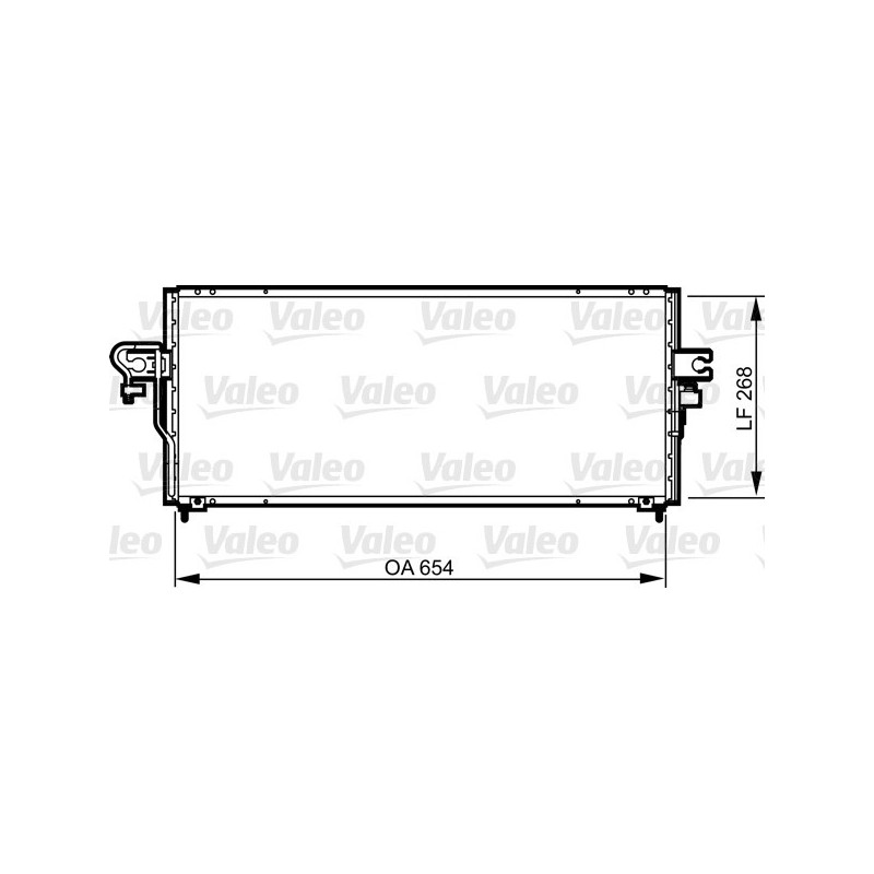 VALEO 817794 Skraplacz klimatyzacji