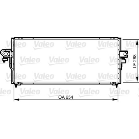 VALEO 817794 Skraplacz klimatyzacji