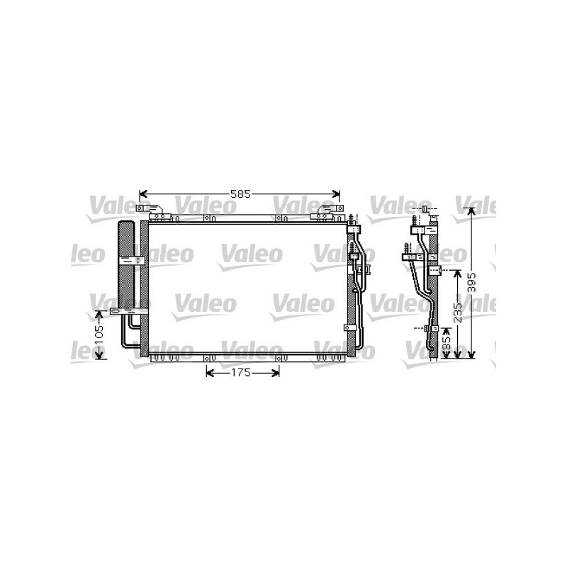 VALEO 818075 Klimakondensator